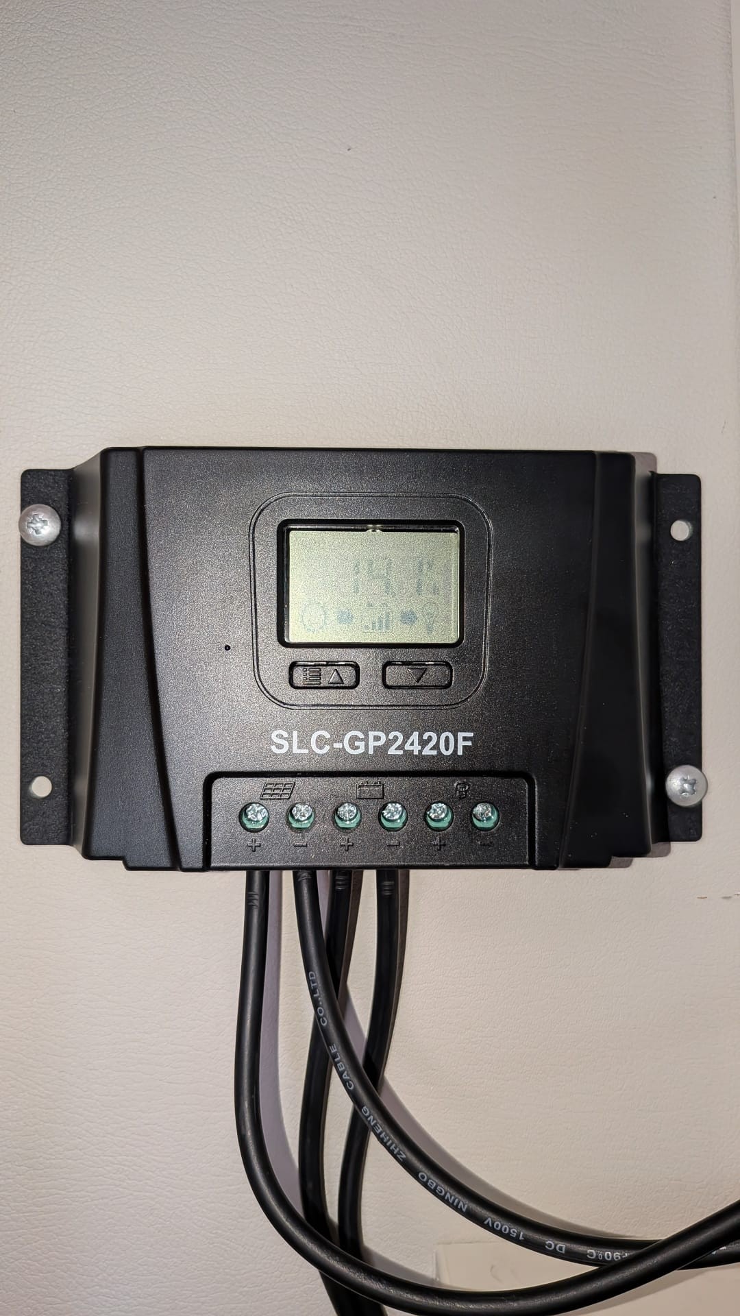 Included MPPT charge controller